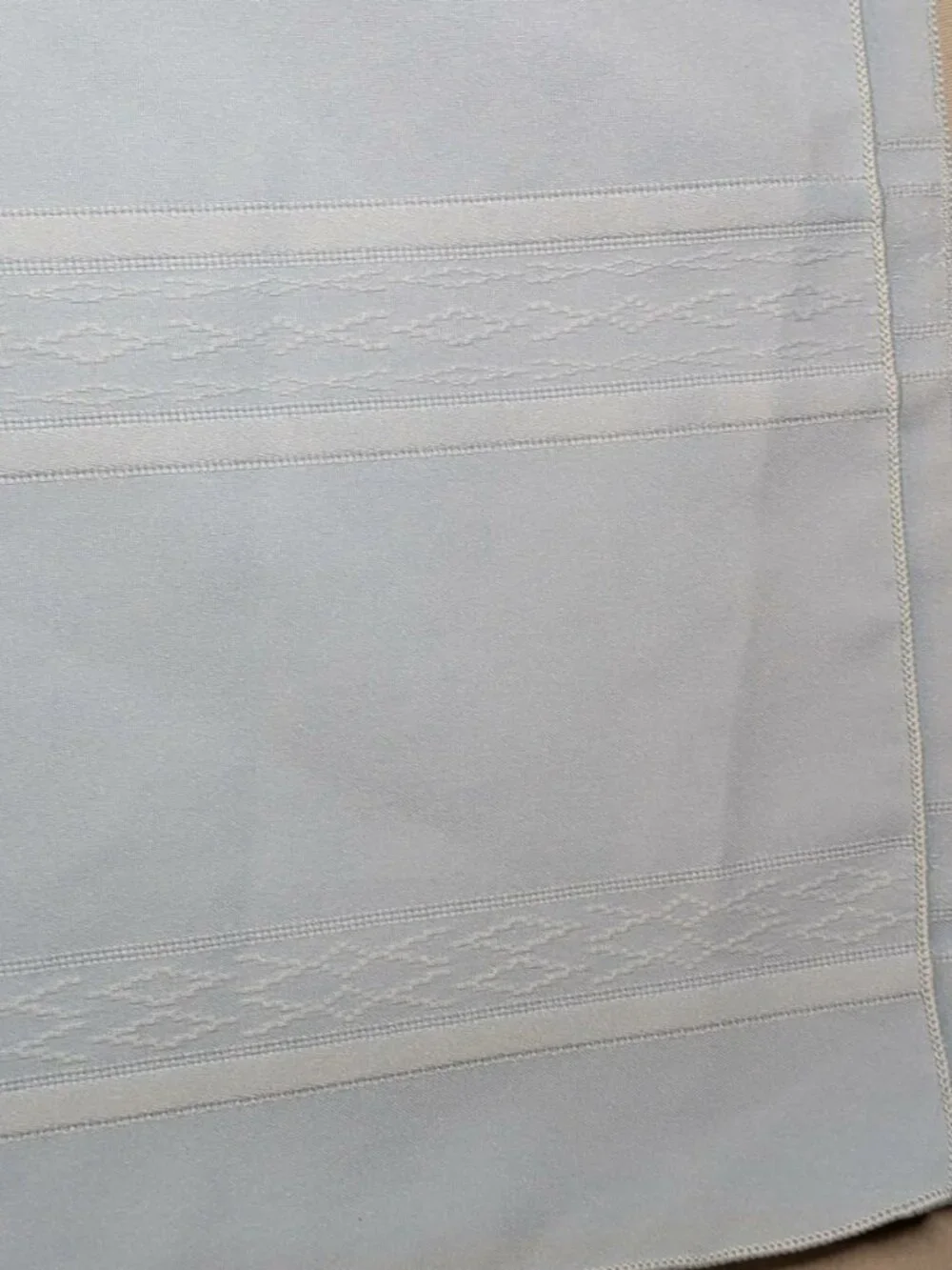 Polyester Rectangle Blue Tablecoth 50
